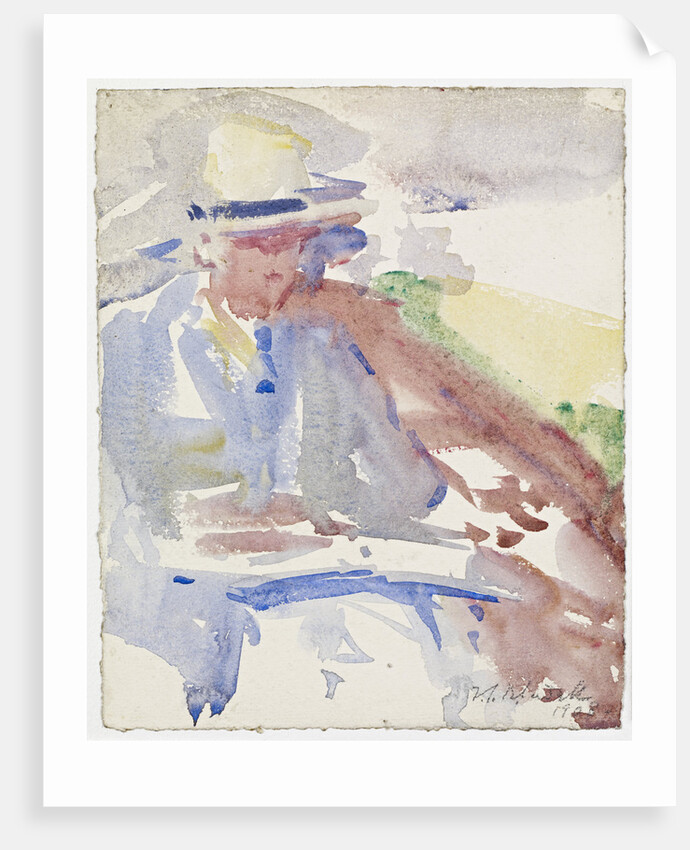 Portrait of a Man, Seated by Francis Campbell Boileau Cadell